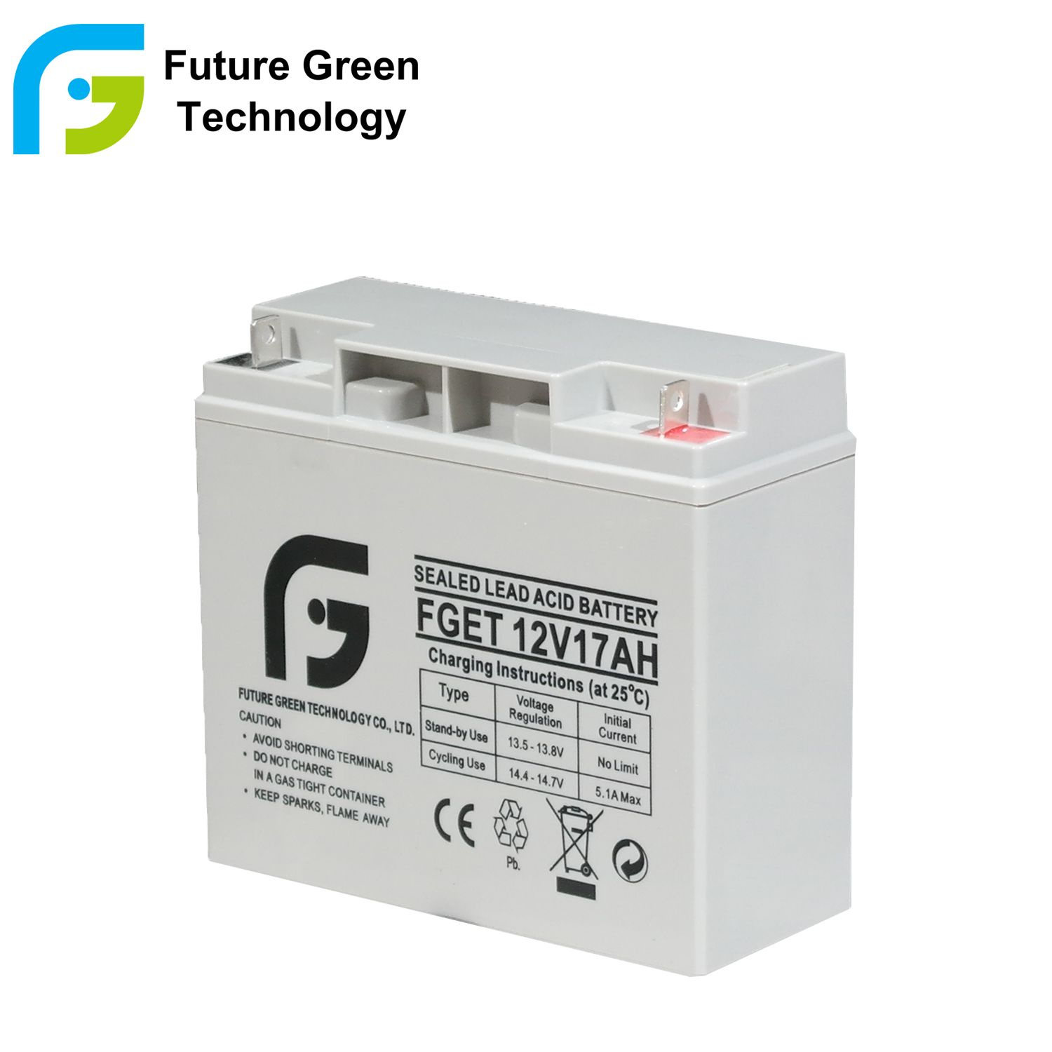 12V17ah Deep Cycle Lead Acid Battery for Solar Energy System