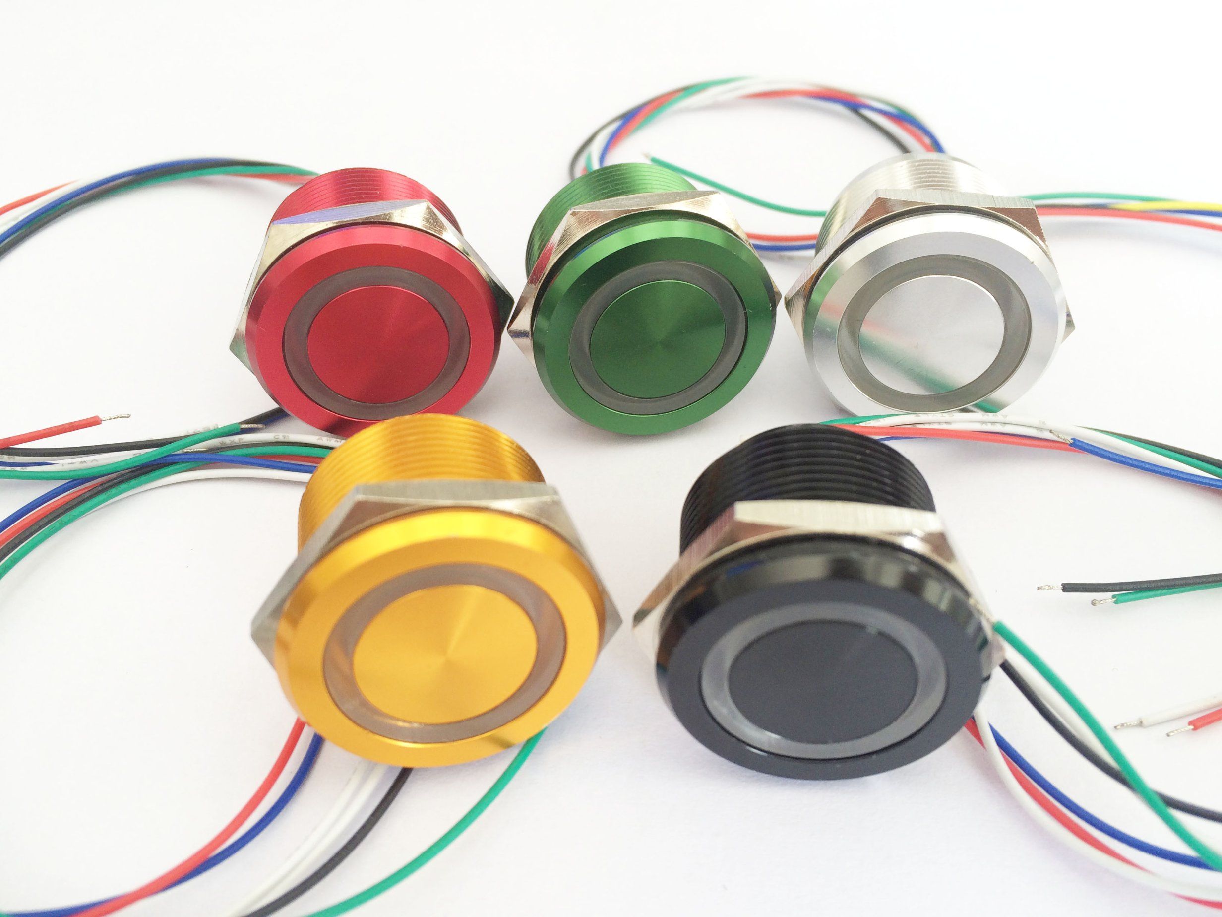 19mm Colorful Push Button Micro Switch