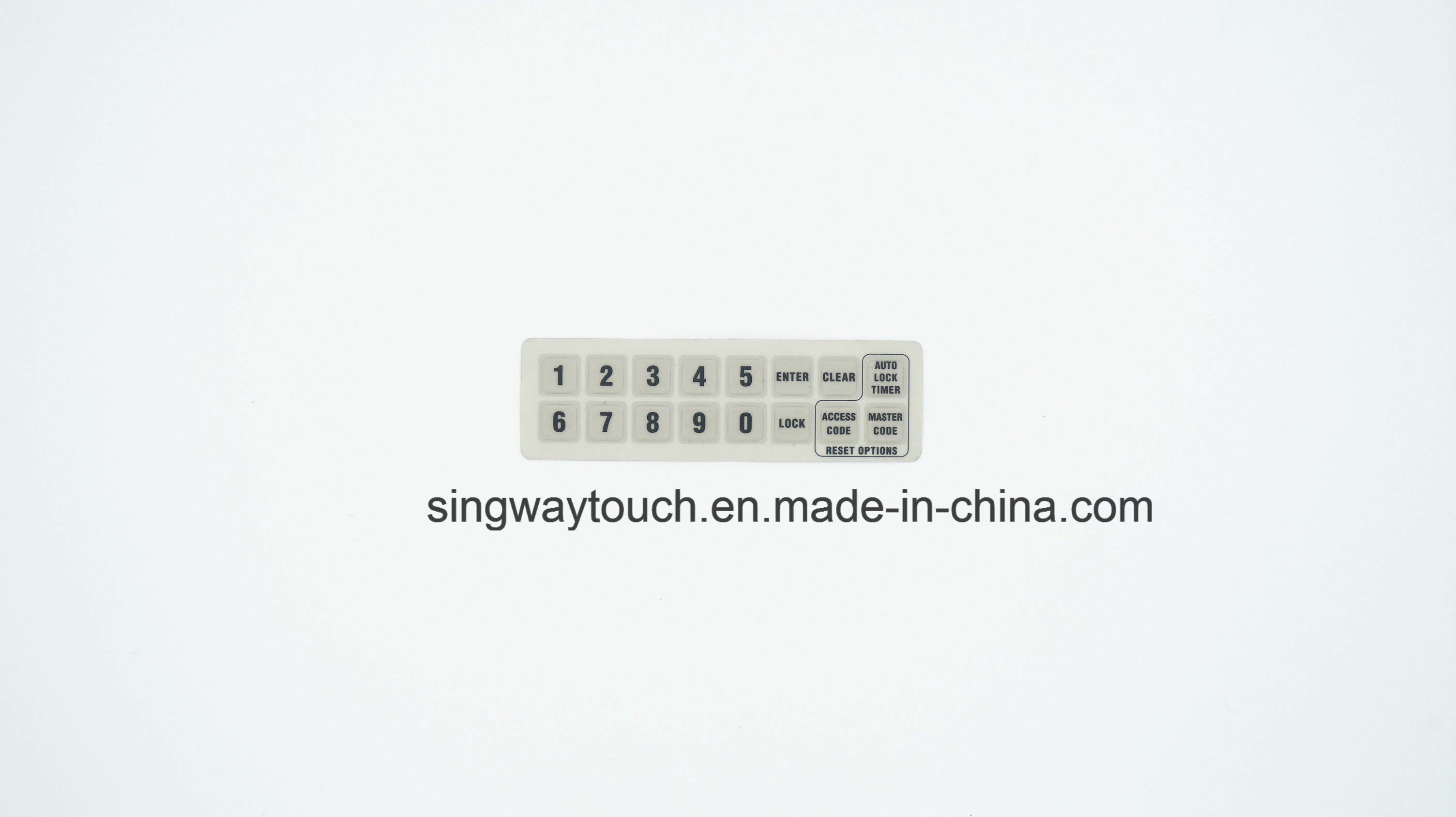 Customized Key Rim Embossing Membrane Swith