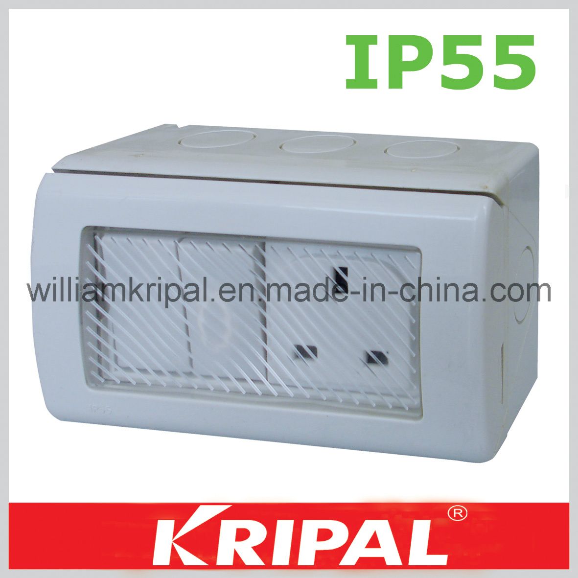 IP55 Electrical Power Switch Socket