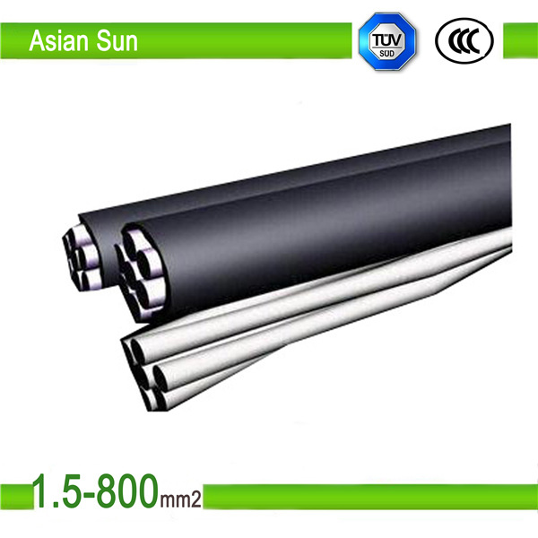 11kv 33kv 2X16mm2+1X25mm2 PVC/PE/XLPE Insulated ABC Cable