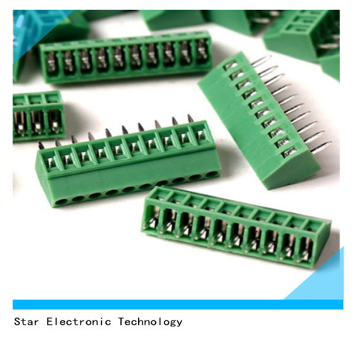 2.54mm Pitch 10 Pin Straight PCB Screw Terminal Block Connector