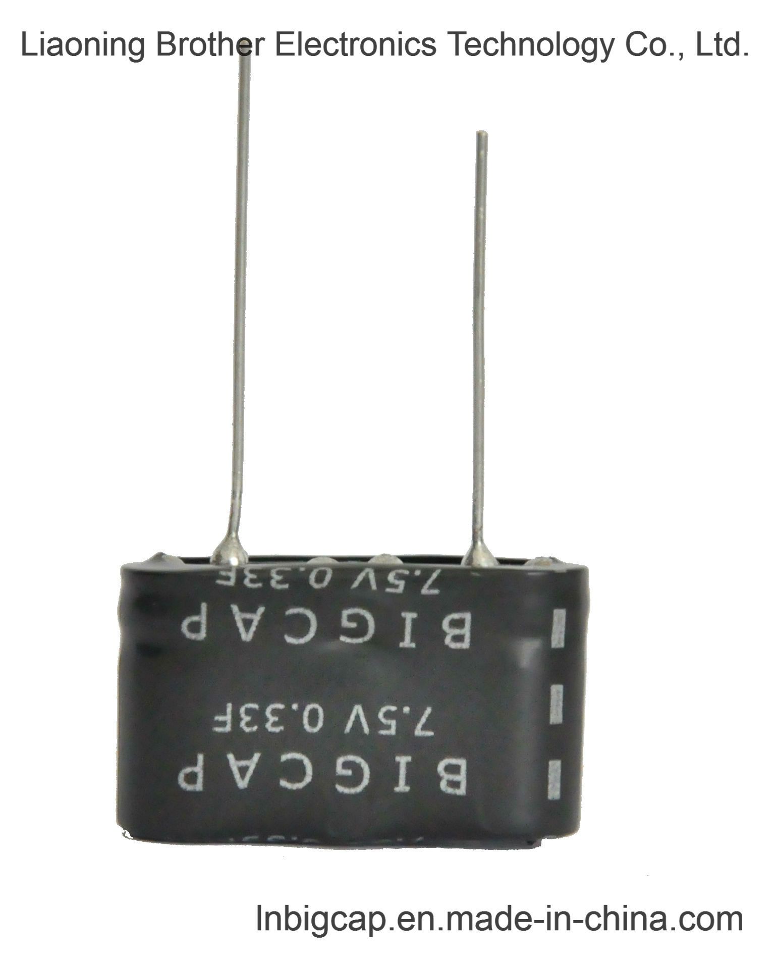 Combined High Voltage 7.5V 0.33f Farad Capacitor