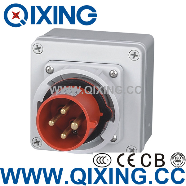 Panel Mounted Plug with Waterproof Box for Customer-Make