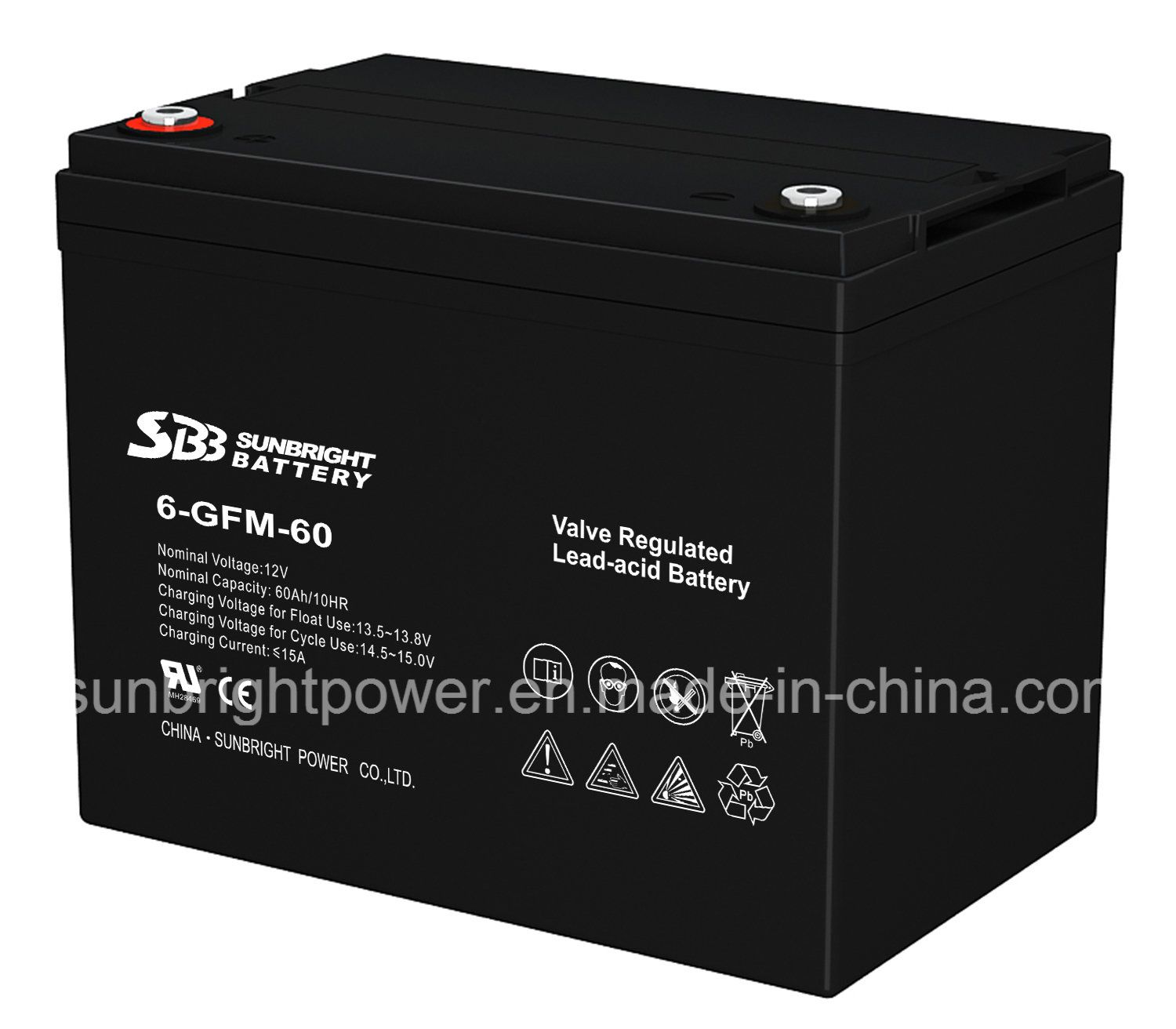 12V60ah Bank Storage SLA Battery