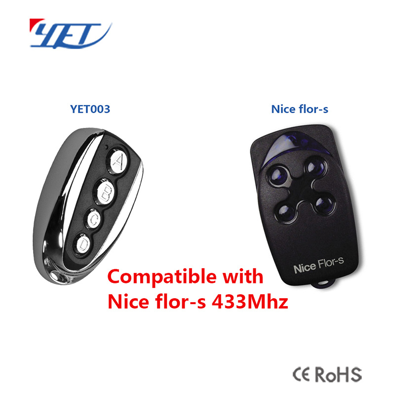 Nice Flor-S Compatible Garage/Gate Cloner Remote