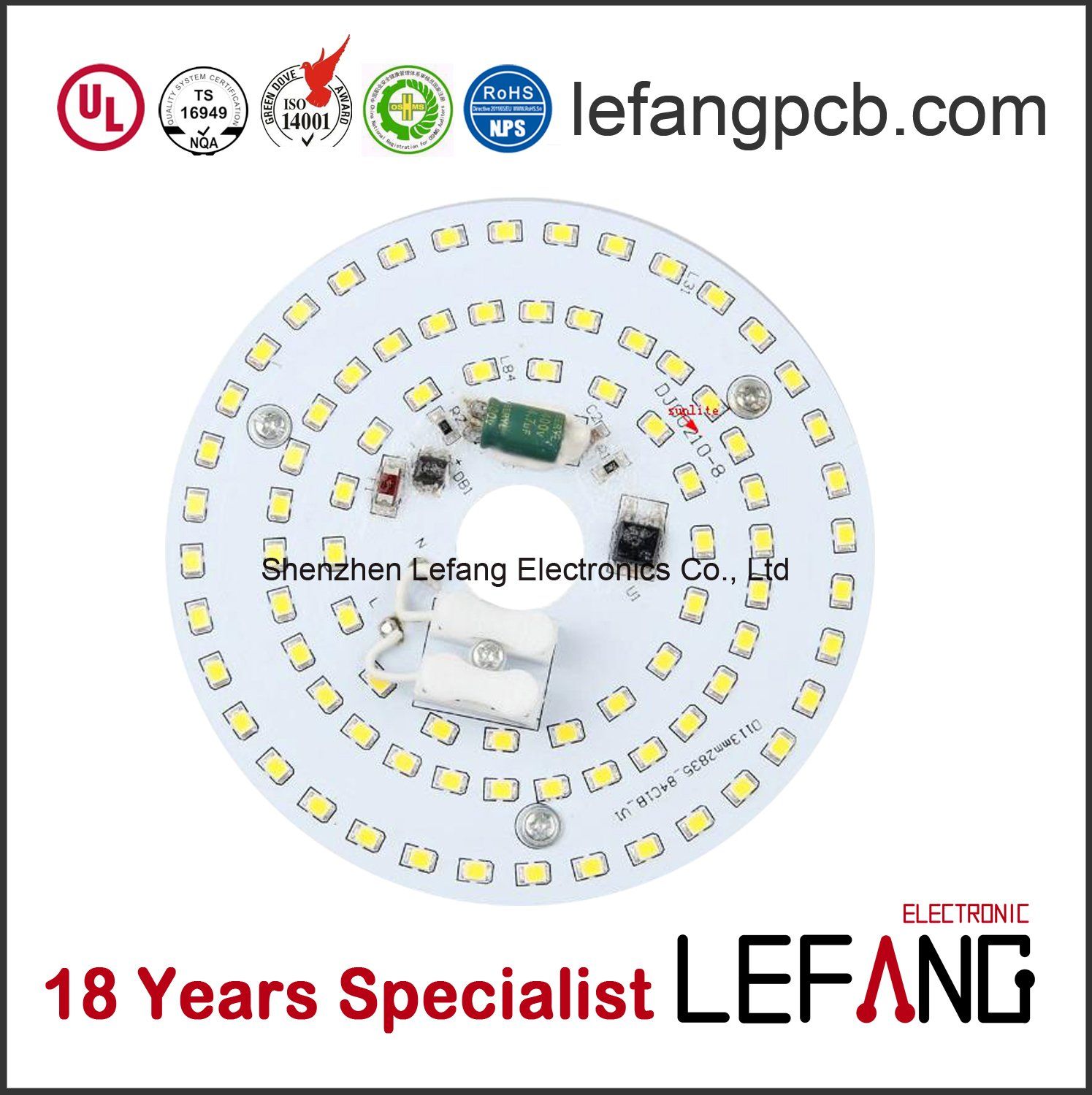 Aluminum Based LED PCB for Highway Tunnel Lighting Manufacturer