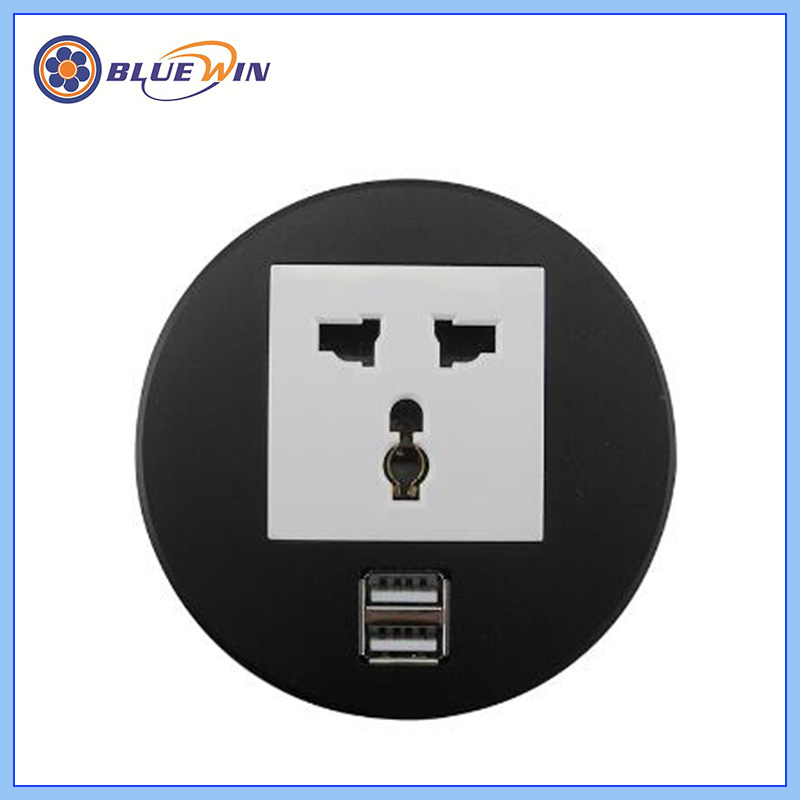 Universal Power Desktop Socket with USB Charger