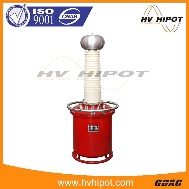 SF6 gas insulated testing transformer