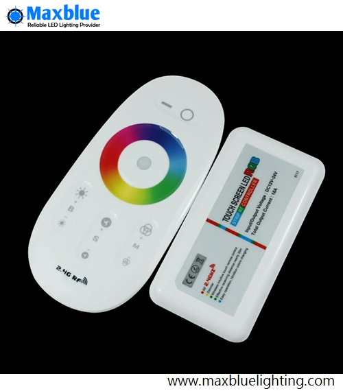 RGBW Remote LED Controller DC12V-24V 2.4GHz RF Wireless Touching Screen for LED Strip Lighting