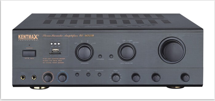 100W RMS Mixing Stereo Power Amplifier with 2 Mic Input