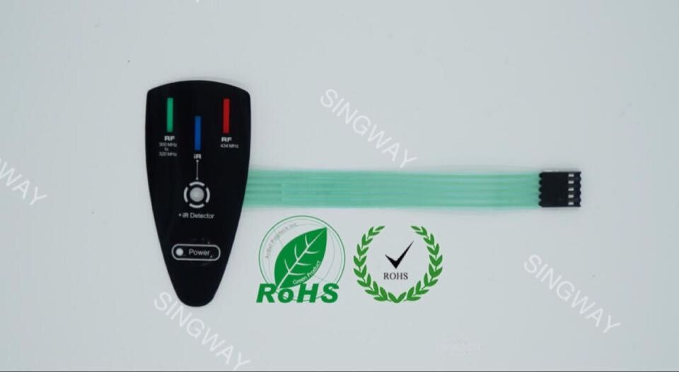 Polydome Membrane Switch Keyboard with Pet Circuit or FPC Circuit