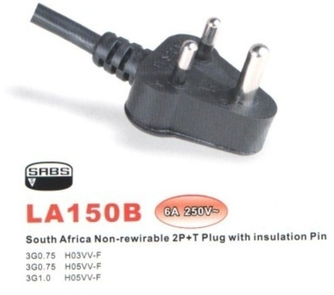 South Africa Plug 6A Insulation Pin
