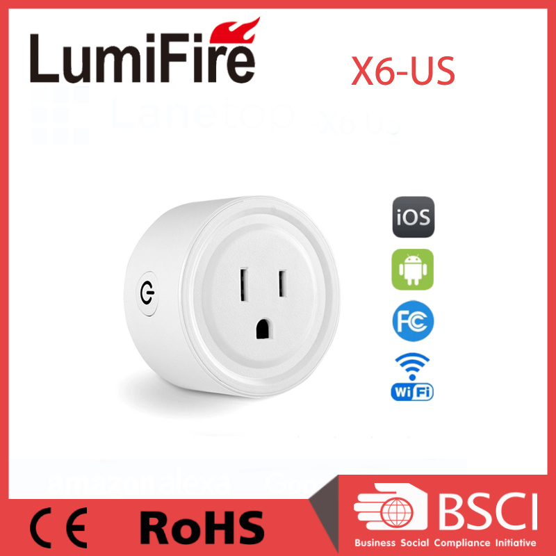 Alexa Mini WiFi Electric Power Remote Control Socket Smart Plug