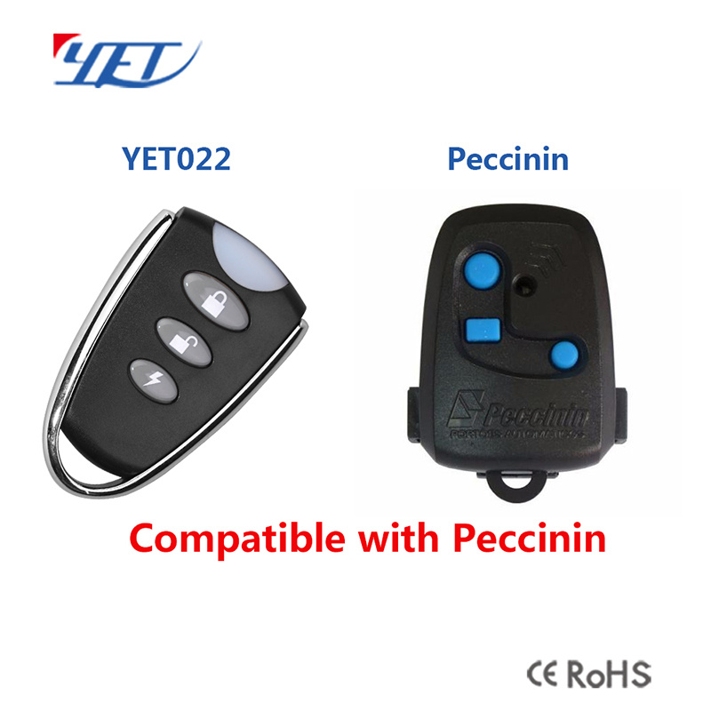 Compatible with Peccinin 433.92MHz Remote Control for Garage Door