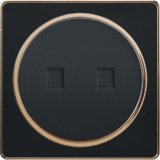 British Standard Double Internet/Double Telephone/Telephone+Internet Socket Flat (A1)