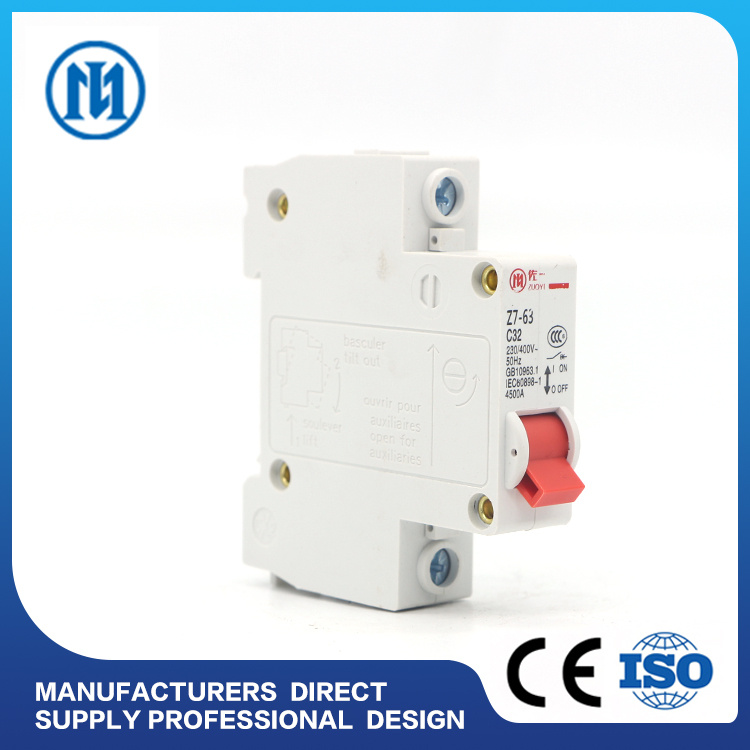 IEC60947 Fpv-63 1p, 2p, 3p, 4p 10A, 16A, 20A 12VDC-1000VDC Mini DC Circuit Breaker