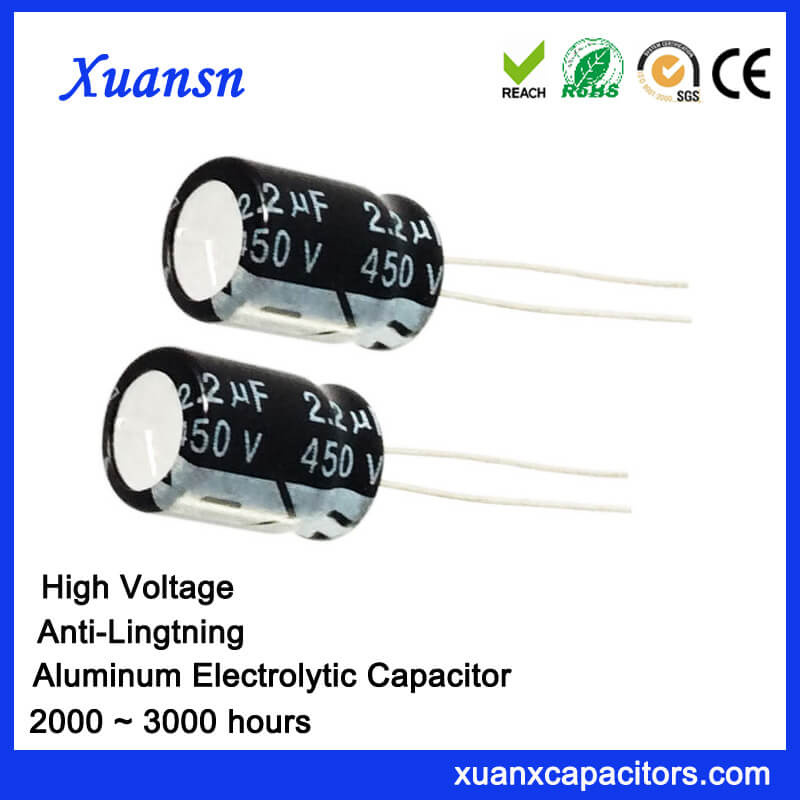 2.2UF 450V High Voltage Capacitors for Sale