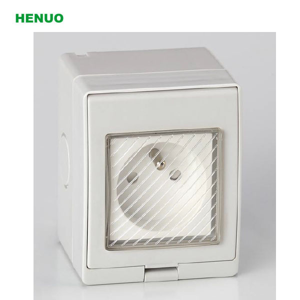 South Africa Style Single Contrl Weatherproof Switch Socket