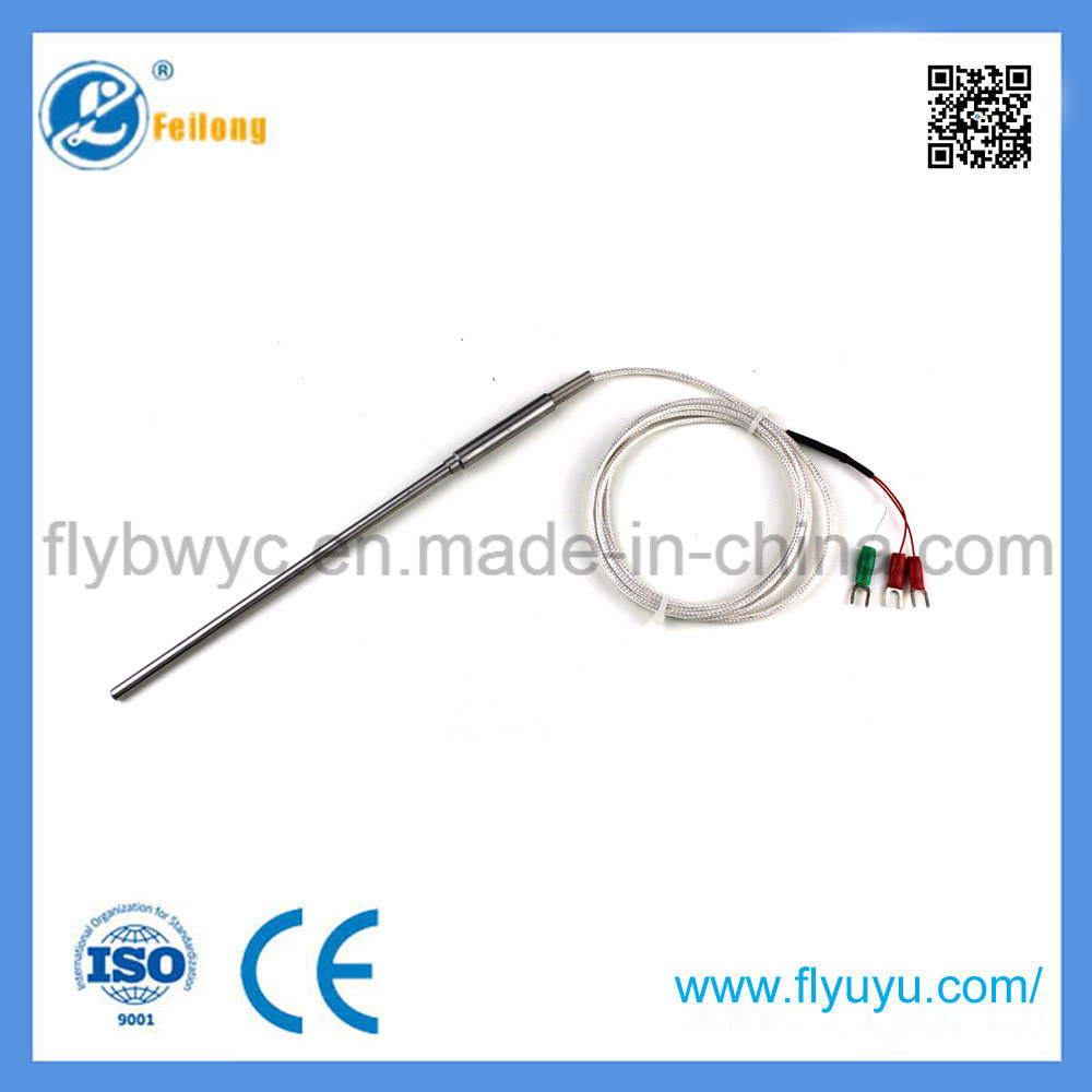 Wire Thermocouple with Stainless Steel Probe Temperature Sensor PT100