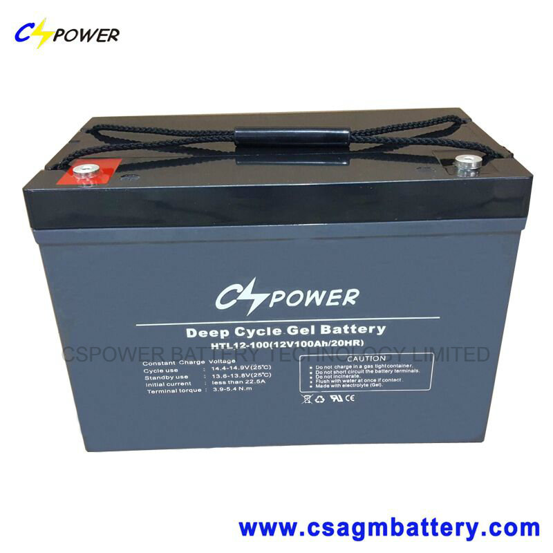 Deep Cycle Marine Battery Solar Panel Gel 12V100ah Battery