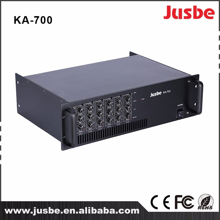 Professional 6-Channel H Class Conference Power Amplifier