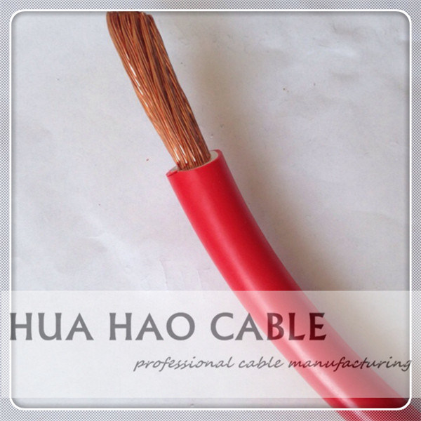Red PVC Sheath Copper/Copper Clad Aluminum Insulation Car Battery Cable/Car Booster Cable
