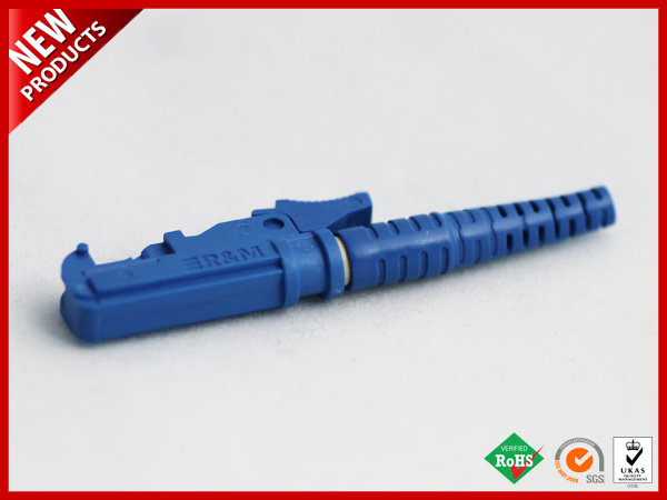 3.0mm E2000 PC Blue Singlemode Optical Connector