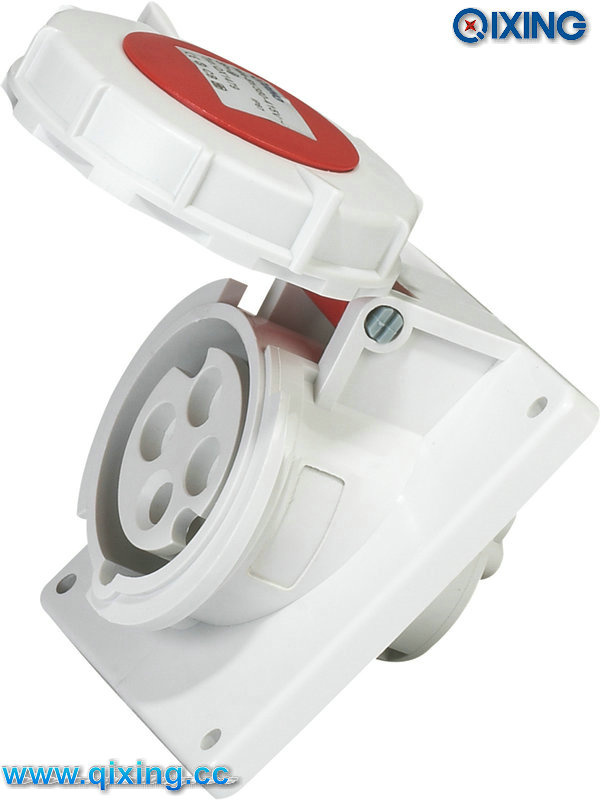 Waterproof Power Panel Mounted Socket for Industry (QX1485)