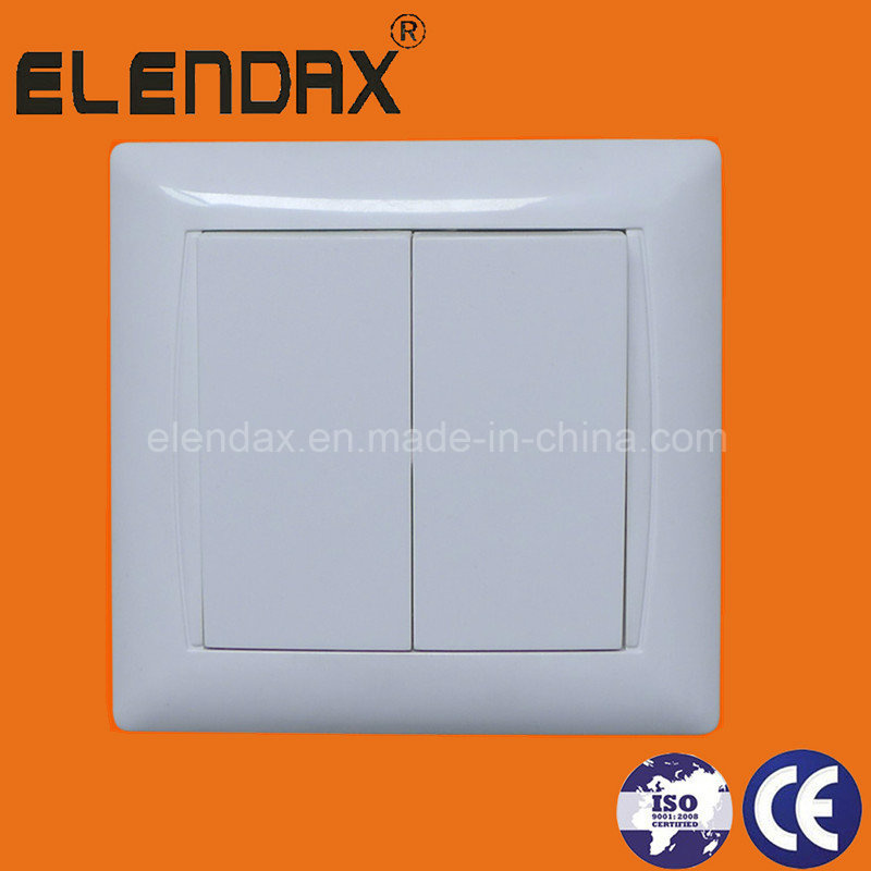 Europe Two Gang One Way Switch Wall (F6002)