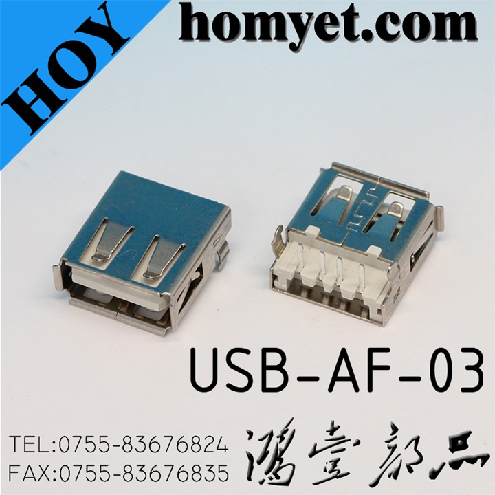 USB a-Type Female Connector for Computer Accessories (USB-AF-03)