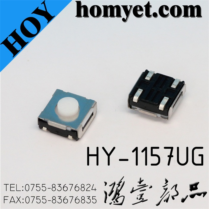 Round Button Tact Switch with 6.2*6.2*5mm 4 Pin SMD