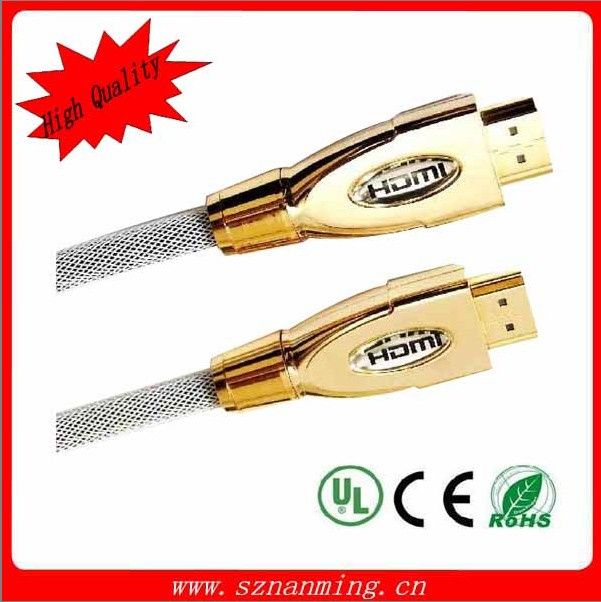Metal Shell 1.4V HDMI Cable Support 1080P 2160p