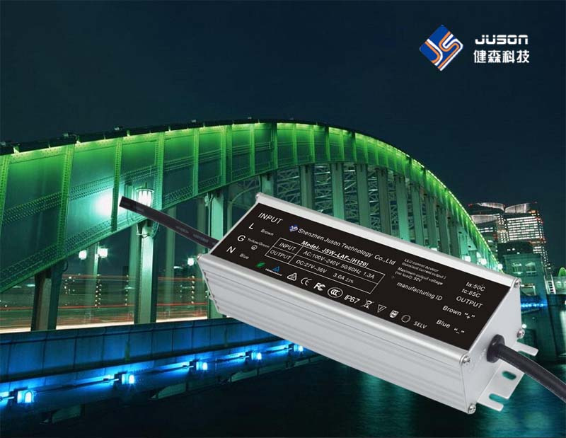 60W LED Module Rainproof Power Supply for LED Wall Washer
