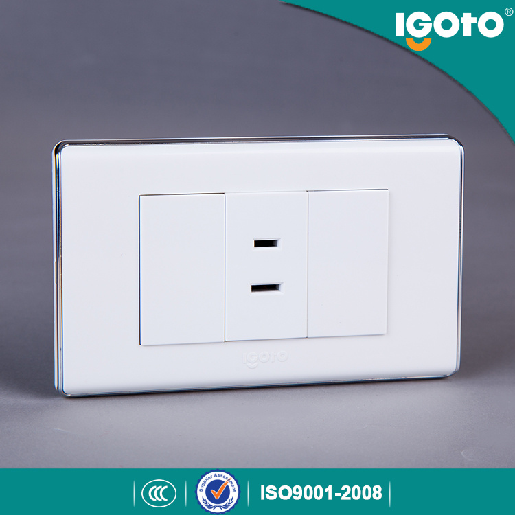 American Type A60-111f 10A 15A 2 Pin Wall Socket