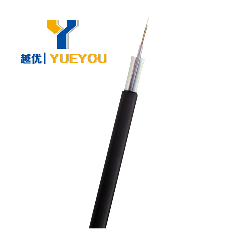 Outdoor 6 Core Singlemode Fiber Optic Cable for 100m Span