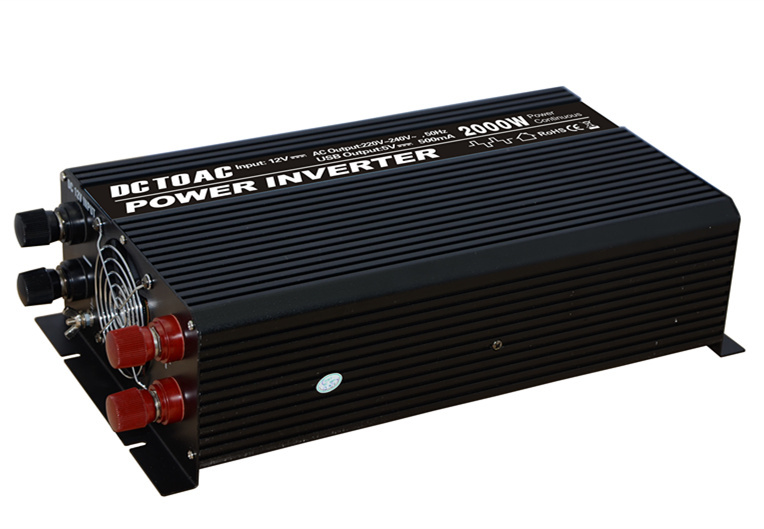 2000W DC to AC 12V 220V Modified Sine Wave Intelligent Power Inverter