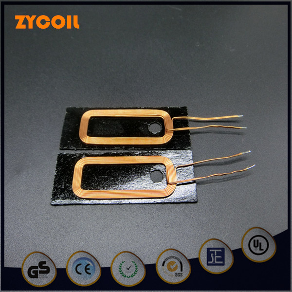 Wireless Receiver Coil with Ferrite for Wireless Charging Solution