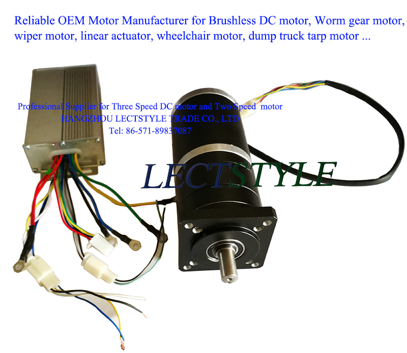 Brushless DC Variable Three Speed Motor for Cooling Fan and Subway Car Exhaust