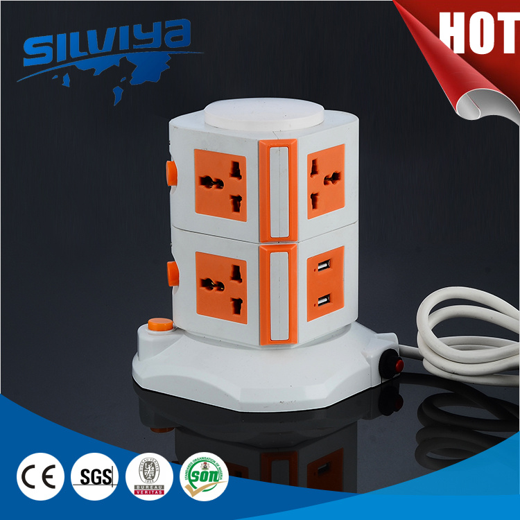 Multi Power Desktop Socket with Surge Protector
