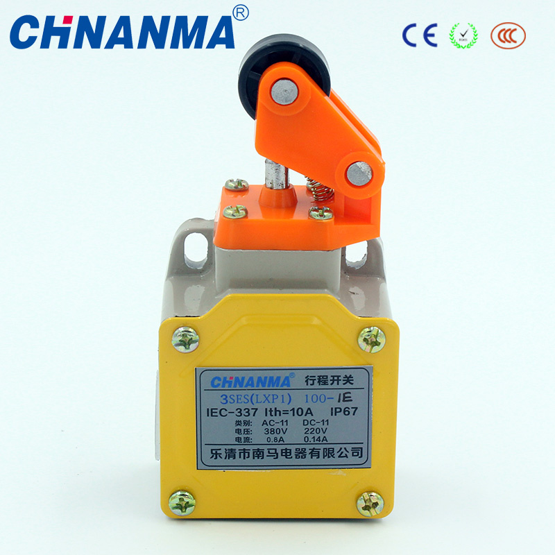 Angle Lever Roller Automatic Reset Cushion Limit Switch