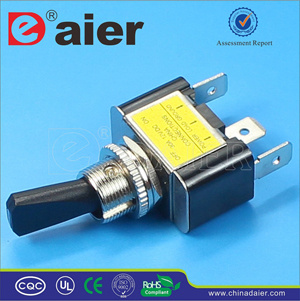 on-off Automotive Illuminated Toggle Switch (ASW-07D-2)