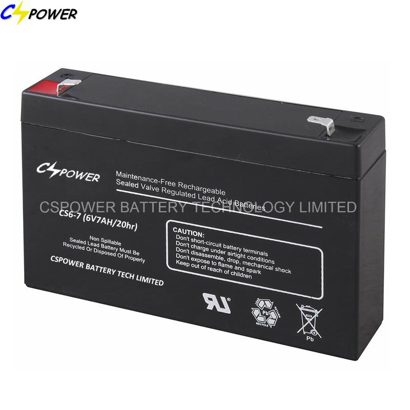6V7ah Deep Cycle Solar AGM Battery Lead Acid Batteries