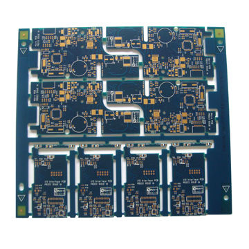 FR-4 Rigid Multilayer PCB Blue Mask