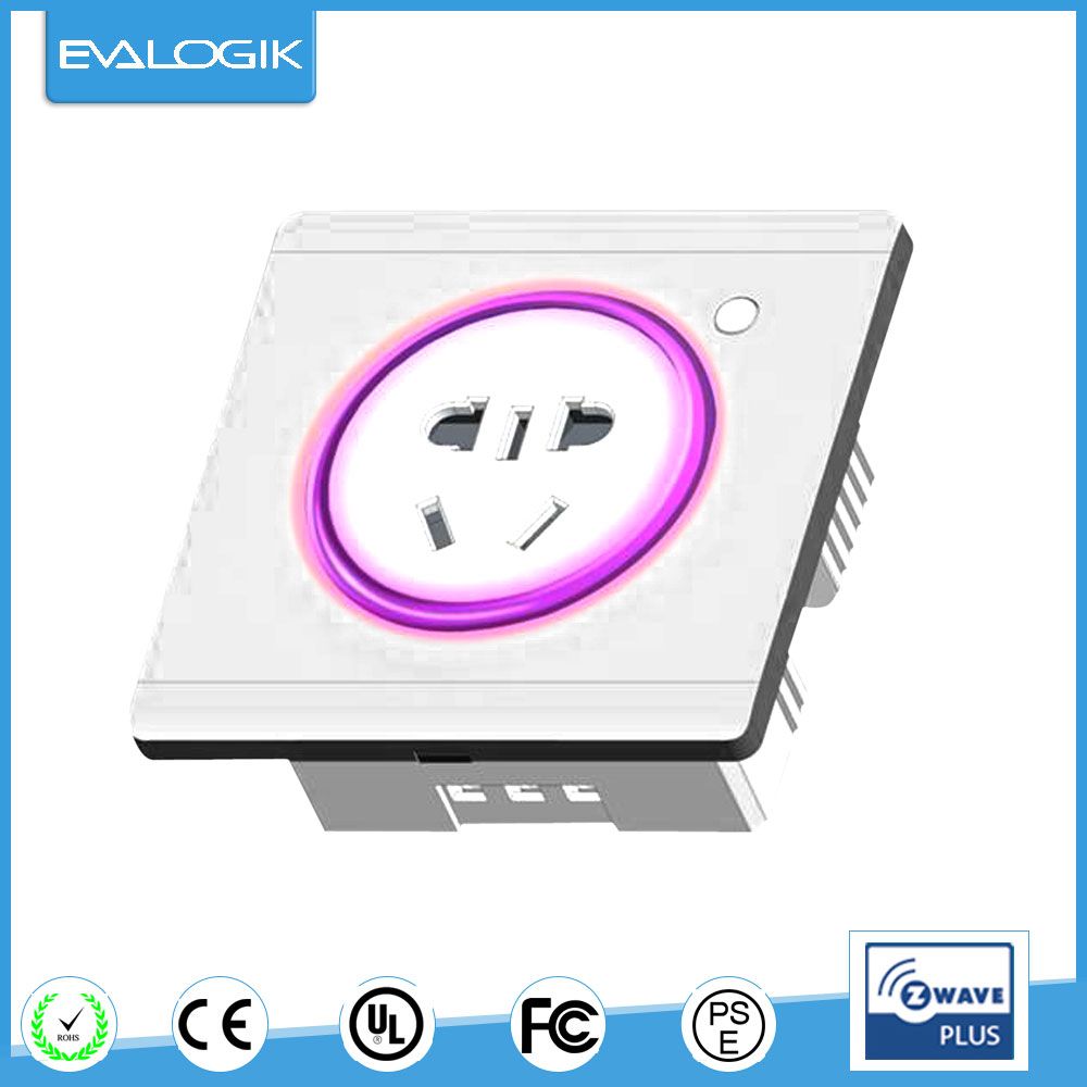 Z-Wave Wireless Wall Mounted Outlet