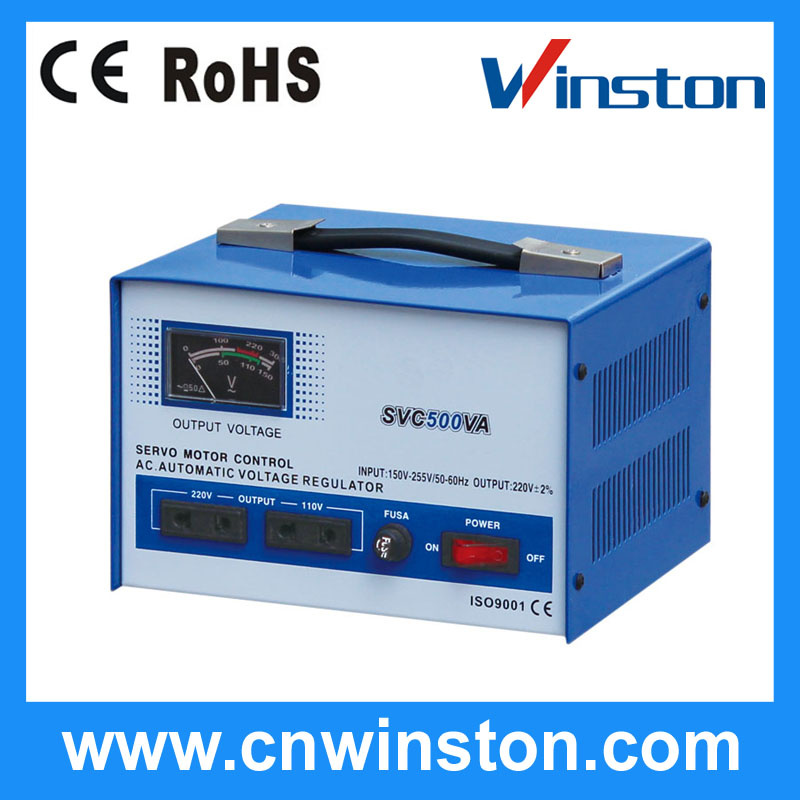 SVC (TND) High Accuracy Full-Automatic AC Voltage Stabilizer (SVC/TND-0.5K)