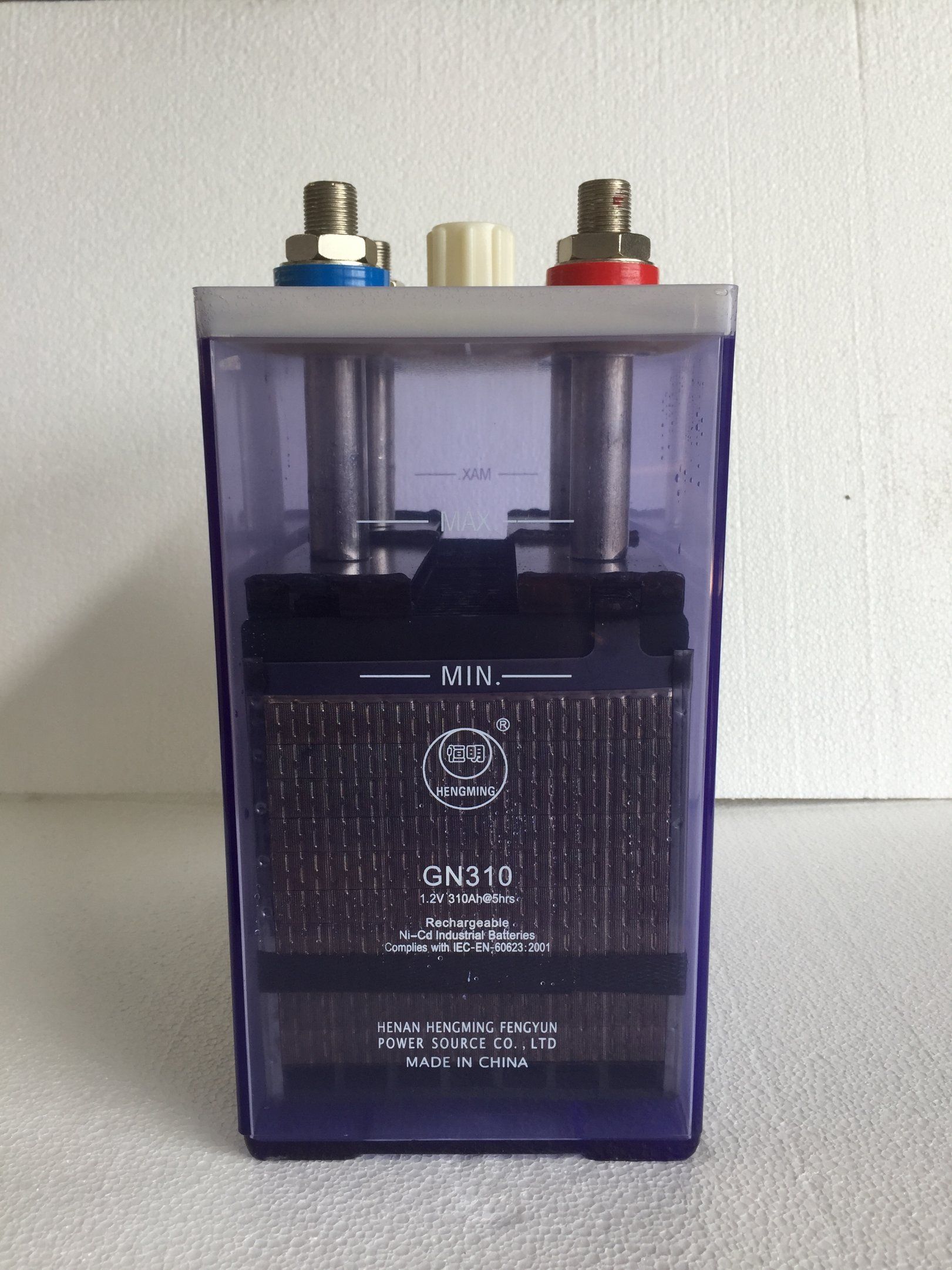 1.2V 310ah Ni-CD Pocket Battery/Alkaline Battery for UPS, Railway, Substation.
