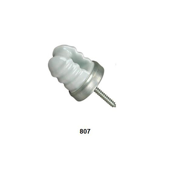 Ceramic Fence Insulator Wire ANSI 807 Low Voltage Insulator