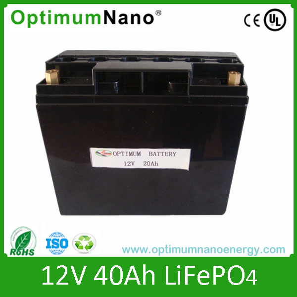 12V 20ah Deep Cycle Lithium Battery for Backup Power