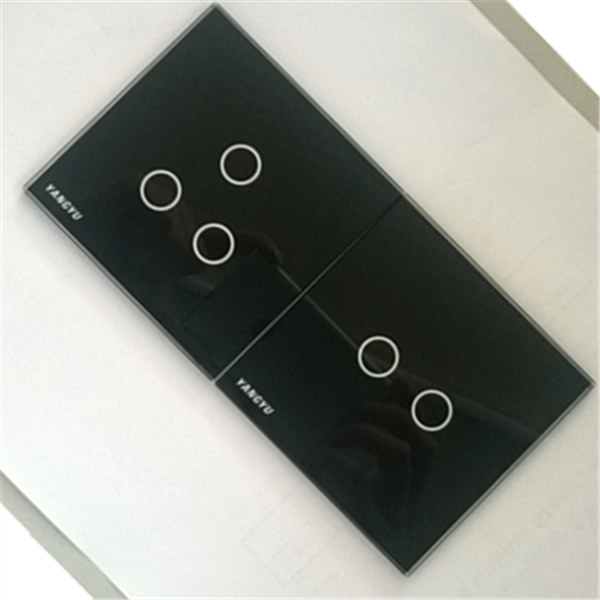 Silkscreen Glass Panel for Touch Switch